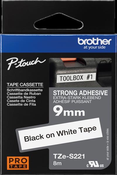 Brother TZe-S221 - Extra strong self-adhesive - TZES221