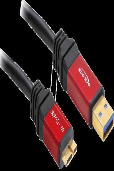 Delock Premium - USB-kabel - USB typ A (hane) till Micro-USB typ B (hane) - 82763