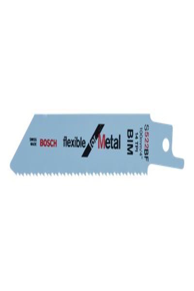 Bosch SÃƒÂ¤belsaegeblatt S 522 BF Flexible for Metal 5 StÃƒÂ¼ck LÃƒÂ¤nge 100mm