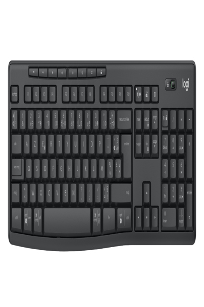 Logitech MK370 Combo for Business - Wireless - RF Wireless + Bluetooth - Membrane - AZERTY - Graphite - Mouse included - 920-012066