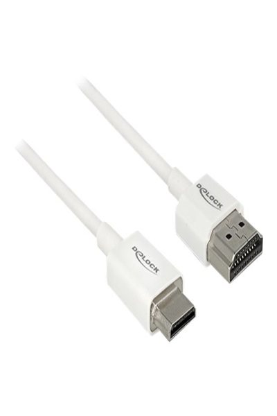 Delock Slim Haute Qualité - HDMI avec câble Ethernet