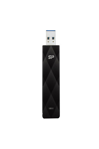 Silicon Power Blaze B20 - 16 GB - USB Type-A - 3.2 Gen 1 (3.1 Gen 1) - Slide - 13 g - Black - SP016GBUF3B20V1K