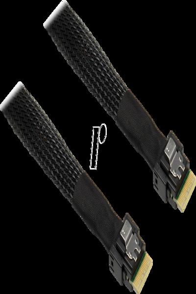 Inter-Tech Câble SFF 8654-4i -> 8654-4i - Câble