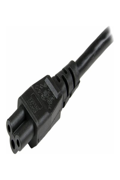 StarTech.com 3m nätsladd för bärbar dator EU Schuko till C5 - 753E-3M-POWER-LEAD