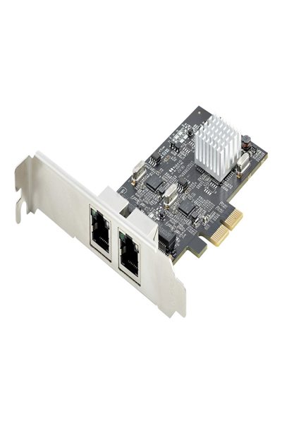 StarTech.com 2-portars 2,5 Gbps NBASE-T PCIe-nätverkskort, Intel I225-V, nätverkskort med dubbla portar för datorer, nätverkskort för flera gigabit-enheter, PCI Express-server-LAN-kort, stationärt Ethernet-gränssnitt - PR22GI-NETWORK-CARD