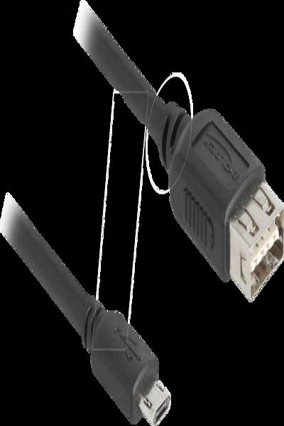 Delock USB 2.0 Kabel EASY Typ Micro-B Stecker zu Typ-A Buchse 2 - Cable - Digital - 81519