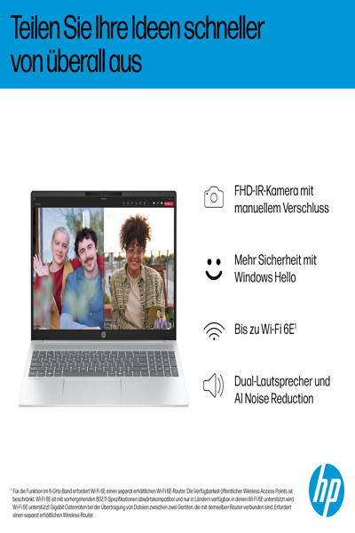 HP OMNIBOOK 5 LAPTOPAI 16-AF1154NG CORE ULTRA 5 NOTEBOOK - BZ8A1EA#ABD