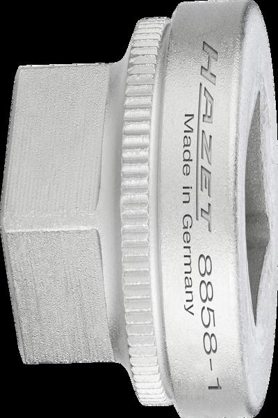 Adaptateur HAZET carré 10 mm 3/8" vers carré 12,5 1/2"