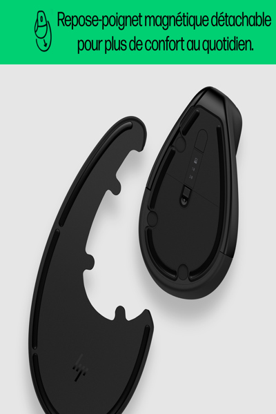 HP 920 Ergonomic Wireless Mouse: Right-hand, Vertical Design, 4000 DPI - 6H1A4AA