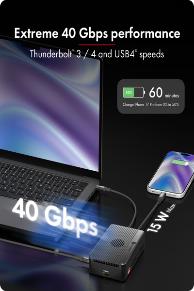 ICY BOX Raid & Docking station Heart Raid 2818 2x M.2 NVMe SSD - IB-RD2818DK-40G