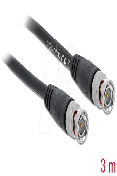 Delock Videokabel - BNC-hane till BNC-hane - 80083