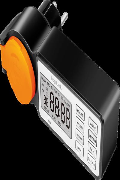 LogiLink ET0016 - Zeitschaltuhr Outdoor LCD Display IP44 3600 W - ET0016