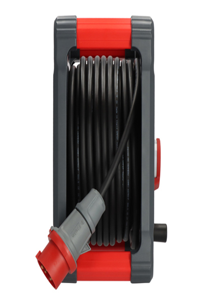 Brennenstuhl 9222300110, Svart, Blå, Röd, Plast, 3 AC-uttag, CEE, Typ E / F, Rak, 30 m - 9222300110