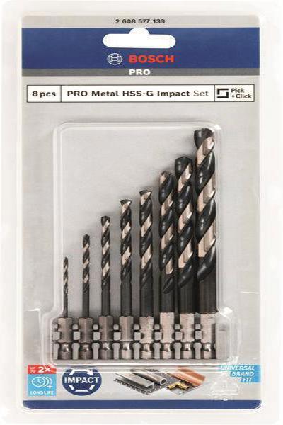 Bosch 2608577139 Metall-Spiralbohrer-Set 8 St.