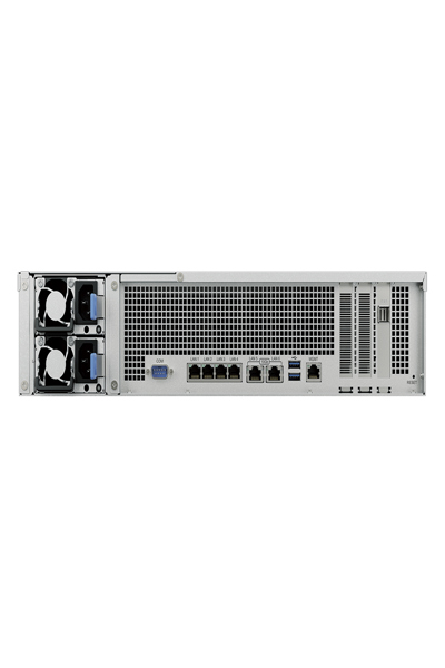 Synology SA SA3610, NAS, Rack (2U), Intel® Xeon®, D-1567, 96 TB, Black, Gray