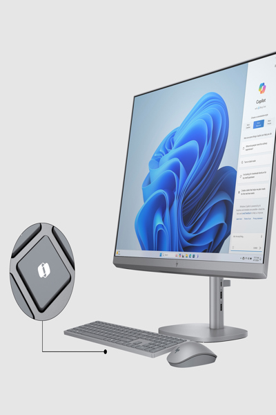 HP OmniStudio X All-in-One 32-c0177ng Desktop PC: 31.5-inch 4K UHD, Intel Core Ultra 7 - AM2D1EA