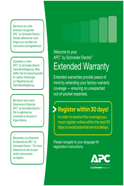 APC Extended Warranty (Renewal or High Volume) - WBEXTWAR1YR-AC-02
