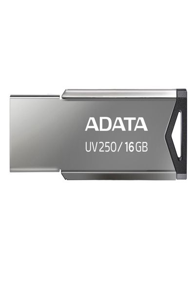 ADATA UV250 - 16 GB - USB Type-A - 2.0 - Capless - 5.6 g - Silver