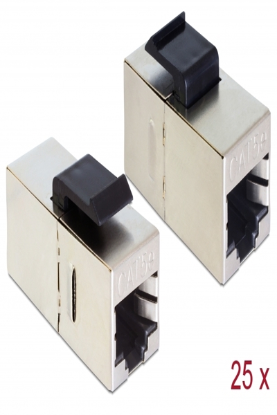 Delock Keystone-modul RJ45-uttag > RJ45-uttag Cat.5e kompakt - 86628