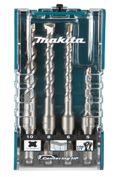 Makita E-13596 SDS-Plus rock drill set 4 parts - E-13596