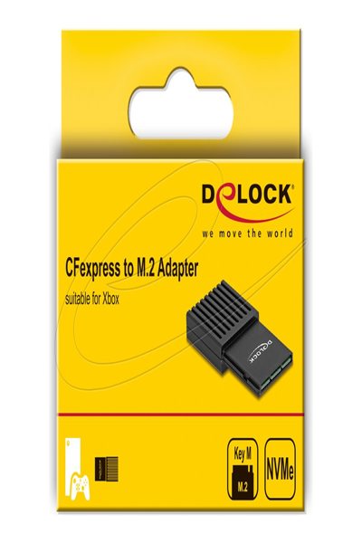 Delock CFexpress to M.2 adapter suitable for Xbox