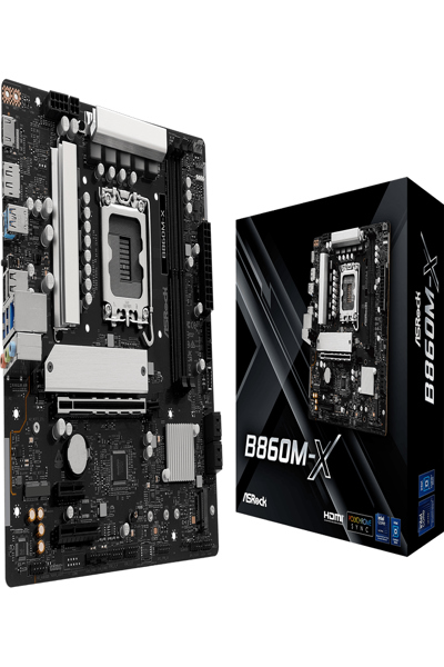 ASRock B860M-X - Motherboard - micro ATX - 90-MXBRX-A0UAYZ