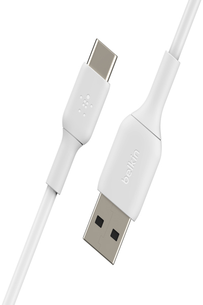 Belkin USB-A to USB-C PVC cable white 1m - Digital connection - CAB001BT1MWH2PK