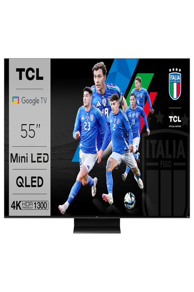 TCL C80 Series 55C805 TV 139.7 cm 55" 4K Ultra HD Smart Wi-Fi Black 1300 - Flat Screen - 139.7 cm - 55C805