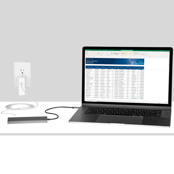 USB C Multiport Adapter 4K 60Hz HDMI 2.0 100W PD - DKT30CHSDPD1