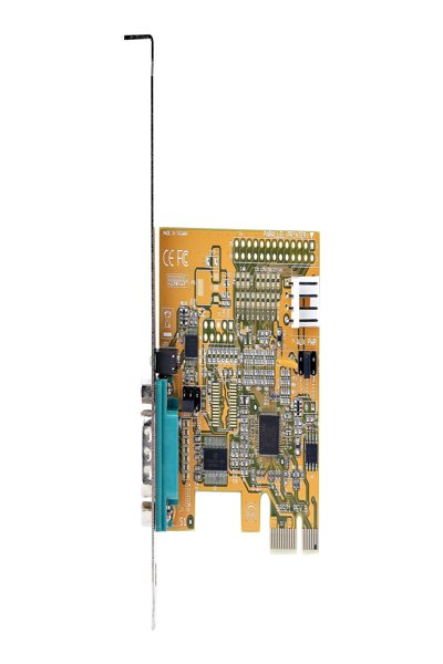 StarTech.com PCI Express Serial Card, PCIe to RS232 (DB9) Serial Interface Card, PC Serial Card with 16C1050 UART, Standard or Low Profile Brackets, COM Retention, For Windows & Linux - 11050-PC-SERIAL-CARD