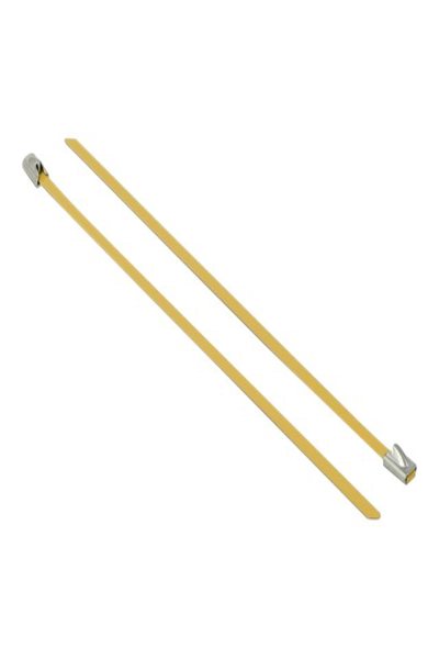 Serre-câbles Delock - 20 cm - jaune (lot de 10)