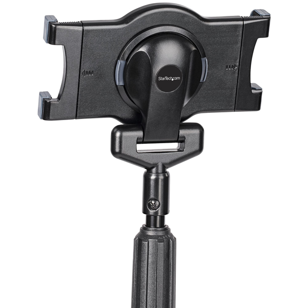 Mobile tablet stand with wheels - Height adjustable - Universal rolling floor stand for tablets 17.78-27.94cm 7-11inch - STNDTBLTMOB