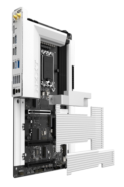 NZXT N7 Z890 - Motherboard - ATX - LGA1851 Socket - Z890 Chipset - USB-C 3.2 Gen 2x2 - USB 3.2 Gen 2 - USB 3.2 Gen 1 - USB4 - 2.5 Gigabit LAN - Wi-Fi 6E - Bluetooth - Onboard Graphics (CPU required) - Motherboard - Intel Socket 1851 (Core Ultra 100&200) - N7-Z89XT-W1