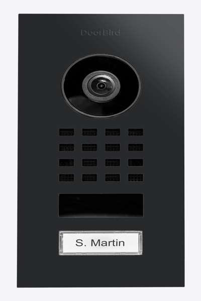 Interphone vidéo IP Doorbird D1101V, encastrable, acier inoxydable V2A
