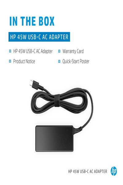 HP USB-C AC Adapter UK