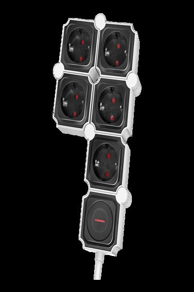 Multiprise LogiLink LPS277 avec prise Switch 1