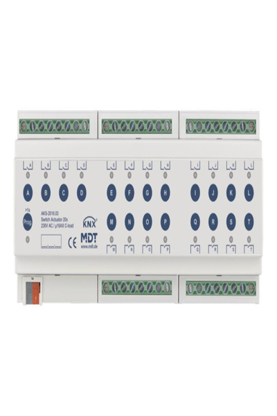 Actionneur de couplage MDT AKK-0416.03 4 voies 2TE REG 16A 230VAC