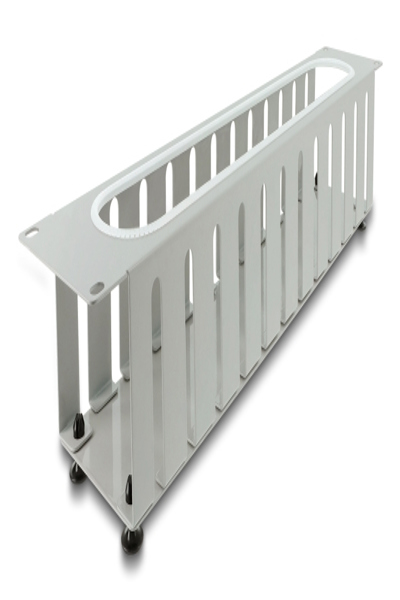 Delock 19" 2U Cable Management Panel with Opening Edge Protection - 67280
