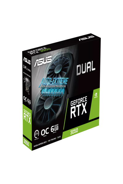 ASUS DUAL-RTX3050-O6G Grafikkort 6GB - 90YV0K60-M0NA00