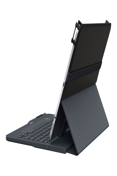 Logitech Universal Folio with integrated keyboard for 9-10" tablets - Danish - Any brand - iPad Air 2 iPad Air iPad 2 iPad 3 iPad 4 Samsung Galaxy TabÃ‚Â® A-9.7 in Samsung Galaxy Tab S-10.5... - Black - 24.6 cm (9.7") - Bluetooth - Power - 920-008340