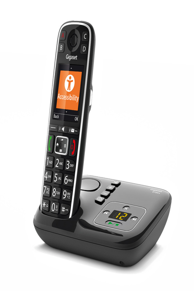 Gigaset E720A Cordless Phone ECO DECT with Answering Machine - S30852-H2923-C101