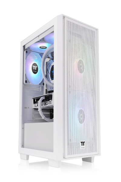 Thermaltake Versa H16 TG ARGB vitt härdat glas - CA-1Y8-00S6WN-01