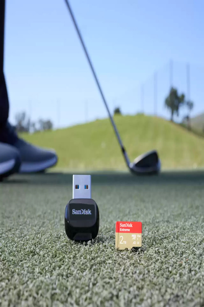 SanDisk Extreme - Flashminneskort (microSDHC till SD-adapter ingår) - SDSQXAV-2T00-GN6MA