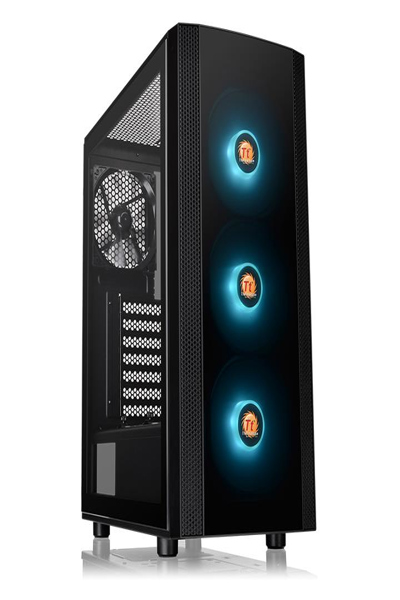 Thermaltake Versa J25 TG RGB Midi Tower PC Case - CA-1L8-00M1WN-01
