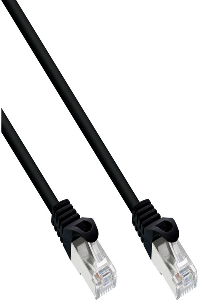 InLine 30pcs. Bulk-Pack Patch cable - SF/UTP - Cat.5e - black - 3m - B-72503S