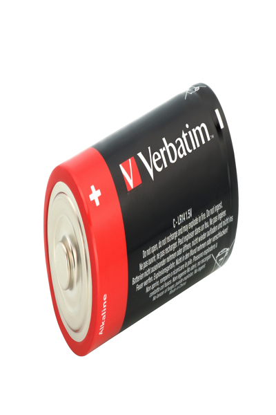Verbatim-batterier 2 x C - alkaliska - 49922
