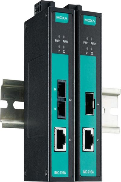 Moxa IMC-21GA - 1000 Mbit/s - 10Base-T - 100Base-T - 1000Base-T - 100Base-LX - 100Base-SX - 1000Base-LX - 1000Base-SX - IEEE 802.3az - Fast Ethernet - 10,100,1000 Mbit/s