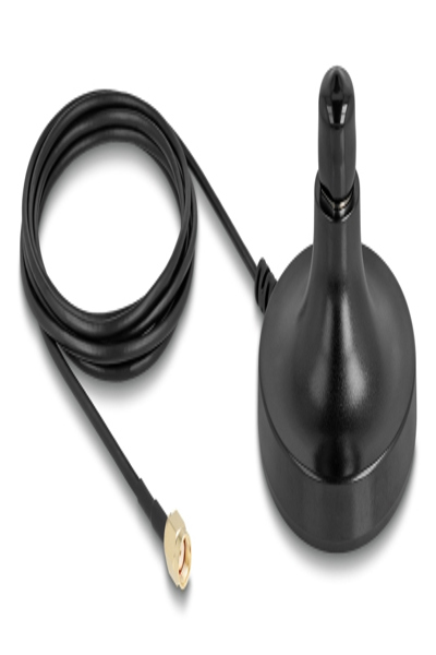 Delock Magnetic Antenna Base 1 x N Jack to 1 RP-SMA Connector - 81491