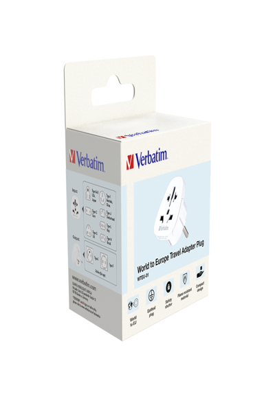 Verbatim WTEU-01 - Power connector adaptor - 49541