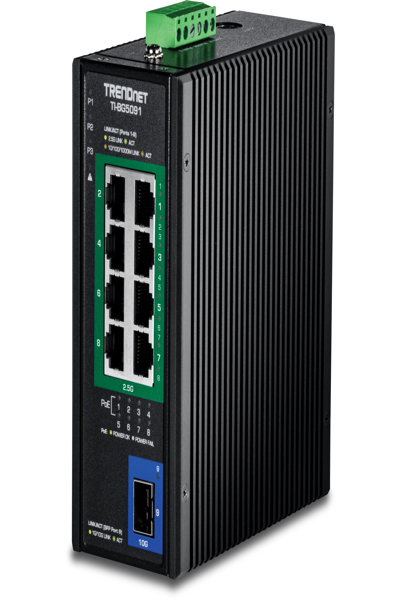 TRENDNET TI-BG5091 DIN-RAIL SWITCH 2.5G - TI-BG5091